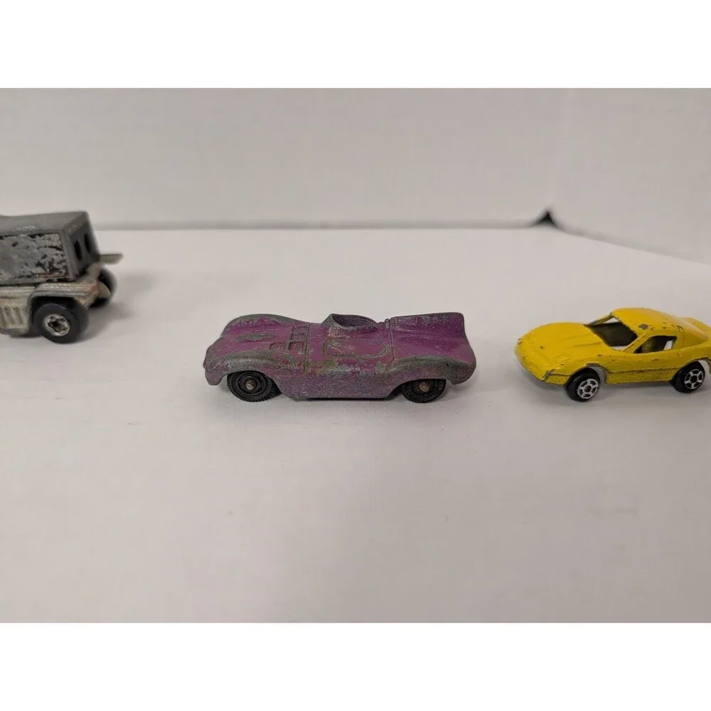 Lot Of vintage Tootsie cars and one Matchbox car Retro toys
